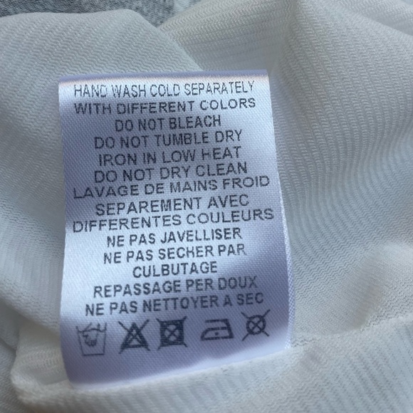 Minkas Black and White  dress abstract print - Picture 6 of 9